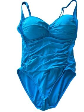 La Blanca Bright Blue One-Piece Swimsuit